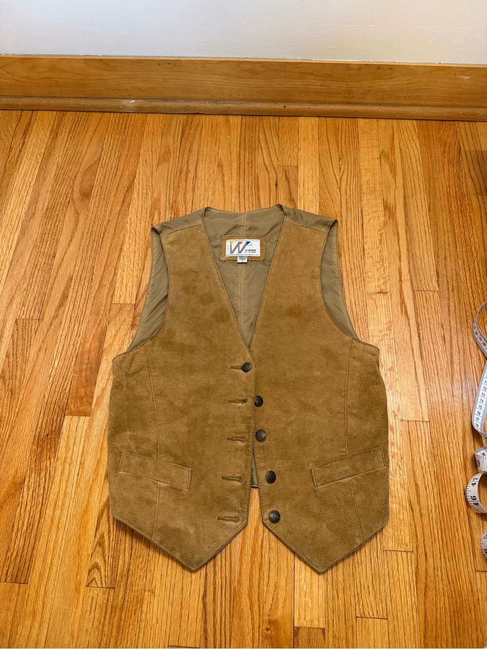 Vintage suede vest